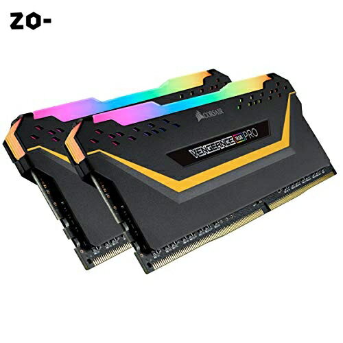 CORSAIR DDR4-3200MHz デスクトップPC用 メモリ Vengeance RGB PRO シリーズ 16GB [8GB × 2枚] CMW16GX..