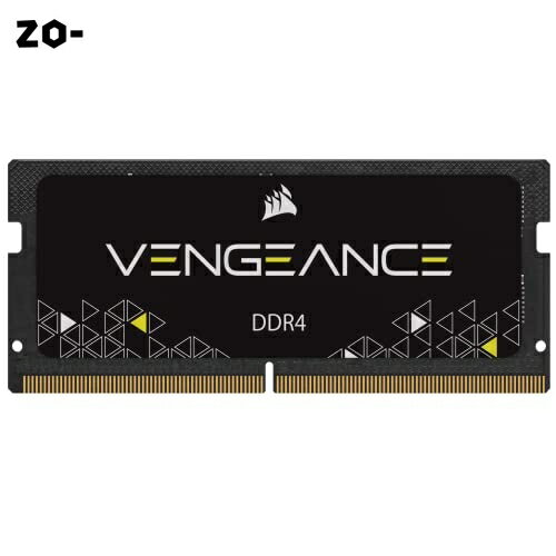 CORSAIR DDR4-2666MHz ノートPC用 メモリモジュール VENGEANCE シリーズ 16GB [16GB×1枚] CMSX16GX4M1A..