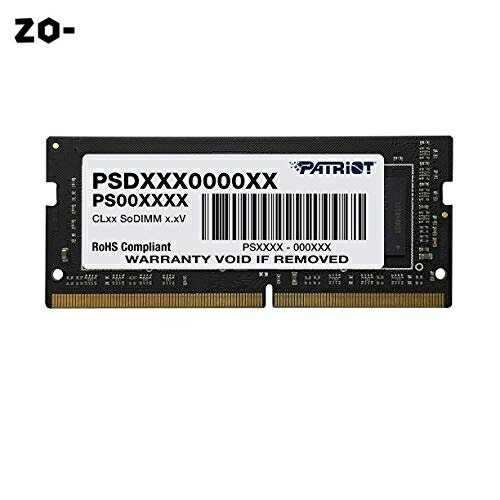 PATRIOT パトリオットメモリ ノートパソコン用メモリ SODIMM DDR4 3200MHz PC4-25600 32GB CL22 PSD432..