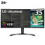 LG ˥ ǥץ쥤 35WN75CN-B 35/3եե졼쥹̷ȥ磻(34401440)/VA/쥢/HDR/100Hzб/FreeSync/USB Type-CHDMI2DisplayPo