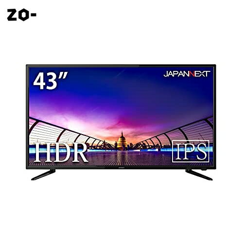 43インチ 大型液晶ディスプレイ 4K HDR PCモニター JN-IPS4302UHDR PIP/PBP機能