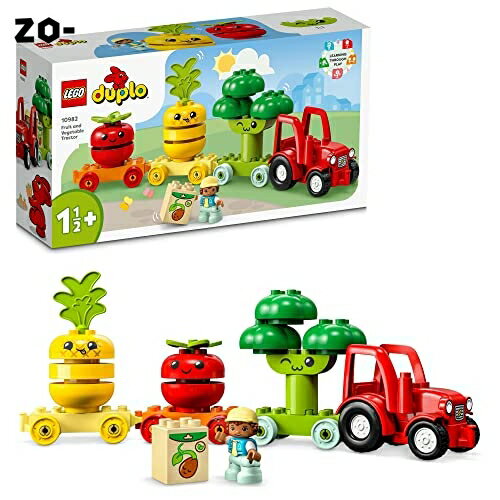 レゴ(LEGO) デュプロ はじめてのデュプロ やさいのトラクター 10982 おもちゃ ブロック プレゼント幼児 赤ちゃん ごっこ遊び 乗り物 のりもの 男の子 女の子 1歳半以上