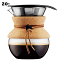 BODUM ボダム POUR OVER プアオーバー ドリップコーヒーメーカー (ステンレスフィルター付き) 500ml コ..