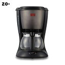 メリタ コーヒーメーカー メリタ(Melitta) フィルターペーパー式 コーヒーメーカー 700ml ツイスト ジェットブラック 5杯用 SCG58-3B