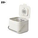 Joseph Joseph (ジョセフジョセフ) ゴミ箱 ふた付き スタック 生ごみ用 4L 脱臭  ...