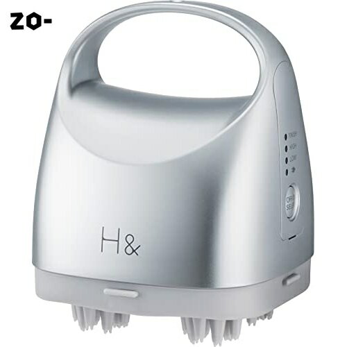 H& アッシュアンド 電動頭皮ブラシ ヘッドスパ 3段階の速度切り替え 浴室使用可 スカルプケア ギフト プレゼント 男女兼用