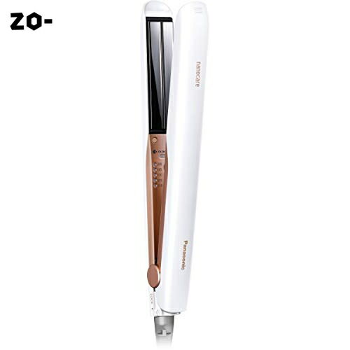 パナソニック ヘアーアイロン ストレート用 ナノケア 海外対応 白 EH-HS0E-W