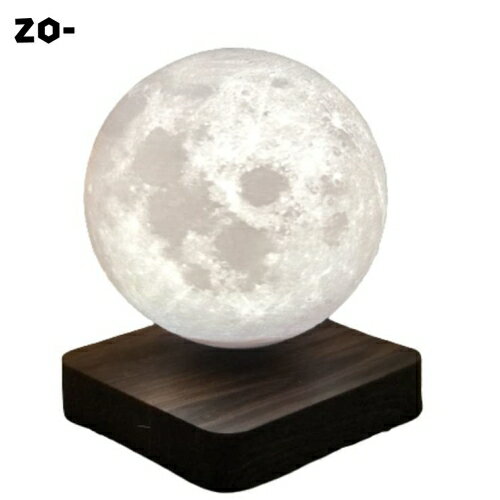月 ライト 月型ライト ラバライト 磁気浮上 月型照明 間接照明 ナイトランプ 月のライト おしゃれ 照明 インテリア リビング (16色ライト 15cm)