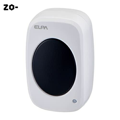 エルパ (ELPA) ワイヤレスチャイム 卓上 送信器 (送信機/机/テーブル) チャイム/飲食店 病院 介護施設 テーブルに置いても安定 (EWS-P35) ホワイト