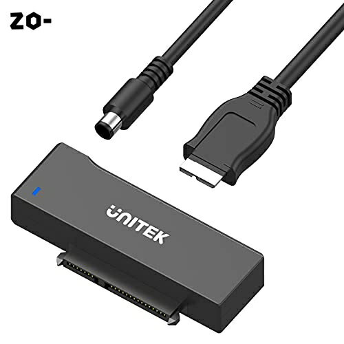 Unitek SATA USB3.0A_v^[ ϊP[u 2.5 3.5C` HDD/SSD Ȃǂ̃n[hhCuSATA whCu ɑΉ SATAI/II/III dA_v^i12V/2Adtj UASPΉ ]