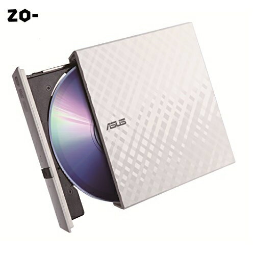 ASUSդDVDɥ饤 /M-DISC/Хѥ/Win&Mac/USB2.0(USB3.0PCǤѲ)/ߥե°/ۥ磻 SDRW-08D2S-U LITE/WHT