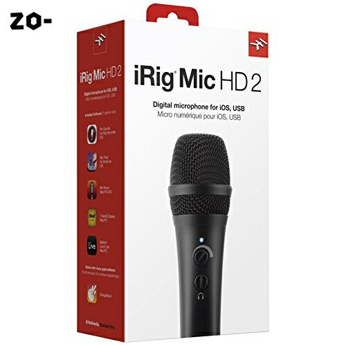 IK Multimedia iRig Mic HD 2 デジタル・コンデンサーマイク【国内正規品】