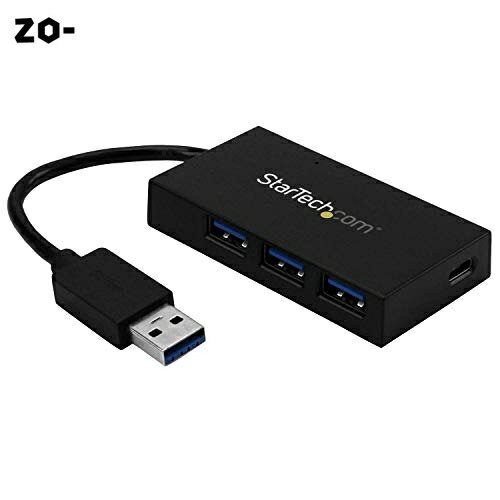 StarTech.com USB 3.0 ハブ/USB Type-A接続/USB 3.1 Gen 1/4ポート(3x USB-A、 1x USB-C)/バスパワー/..