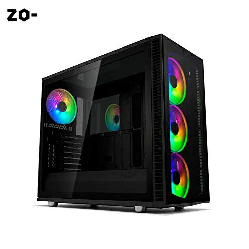 Fractal Design Define S2 Vision RGB ミドルタワー型PCケース CS7498 FD-CA-DEF-S2V-RGB-BKO-TGD