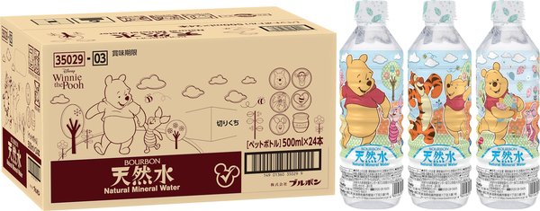 Set - ブルボン くまのプーさん天然水 500mlx24本