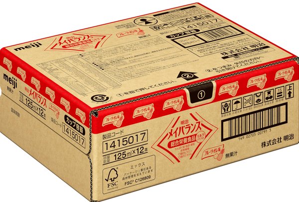 メイバランスミニカップ フルーツ・オレ味 125mlx12本 明治 zozo-10085055 zo- サンプル画像3