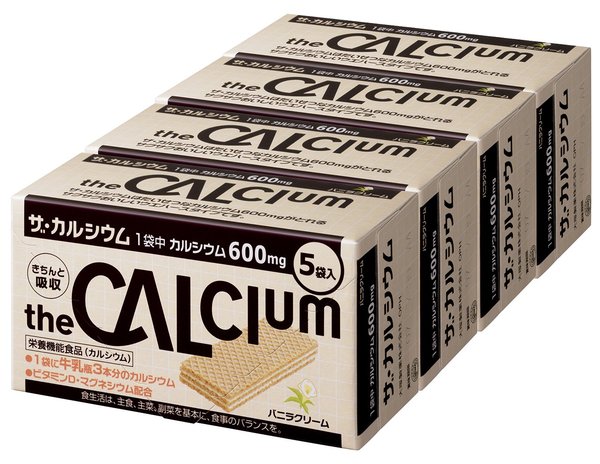ザ・カルシウム 大塚製薬 ザ・カルシウム バニラクリーム (10.5gx5袋)x4箱