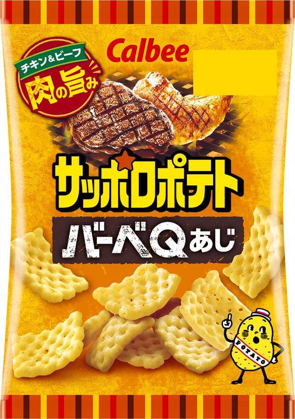 [サッポロポテト] カルビー サッポロポテト バーベQあじ 24gx24袋 zozo-10084835 zo- パッケージ画像