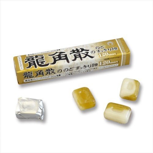 樂天商城 - 龍角散 龍角散ののどすっきり飴120maxスティック 10粒x10本