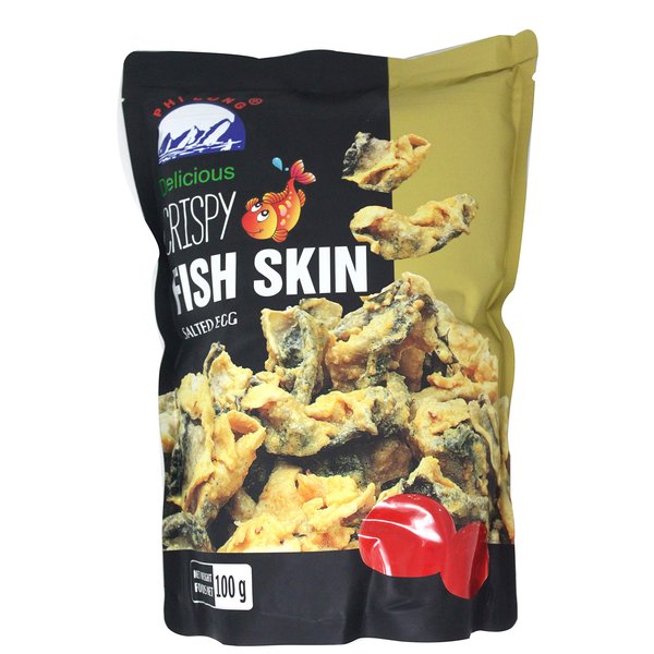 乐天商城 - 友盛 クリスピーフィッシュスキンエッグ(鹹蛋酥脆魚皮)100gx2個