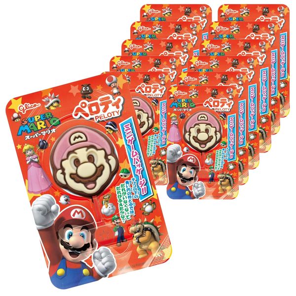 ペロティ スーパーマリオ 20gx12個 チョコレート 江崎グリコ chocolate Super Mario glico