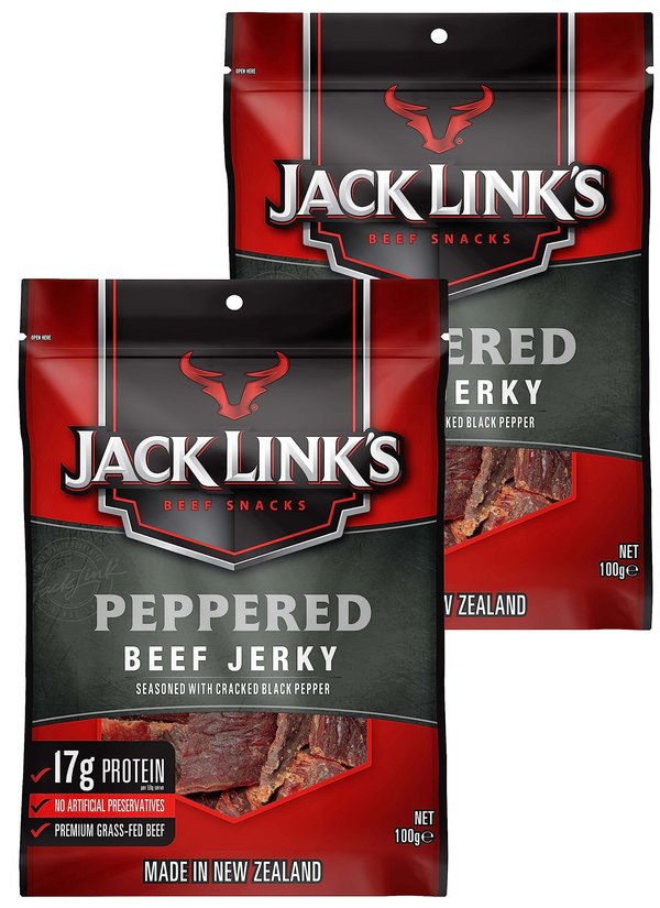 ジャックリンクス ビーフジャーキー ペッパー 100g x2袋