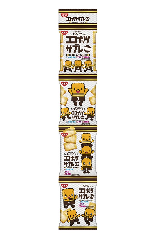 日清シスコ ココナッツサブレ ミニ 4連 60gx10袋