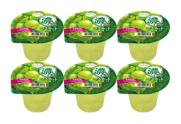 たらみ 濃い0kcal マスカットゼリー 195gx6個
