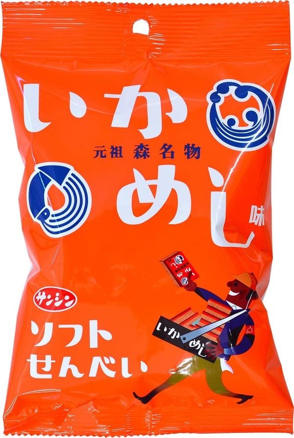 三真 元祖森名物いかめしソフトせんべい 40gx12個
