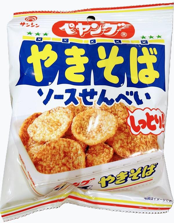 三真 ペヤングやきそばしっとりソースせんべい 35gx12個