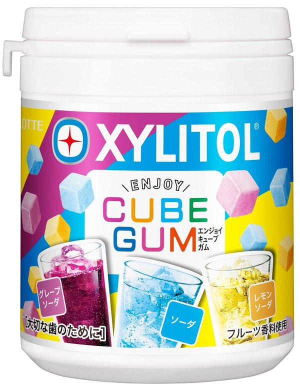 ロッテ キシリトールガム ENJOY CUBEアソートボトル 114gx6個