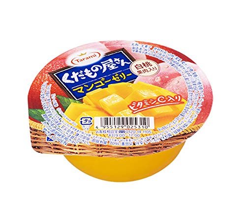 たらみ くだもの屋さん マンゴーゼリー白桃果肉入り 160gx12個