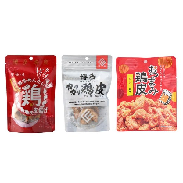 にじデパート おつまみ鶏皮スナックバラエティセット B