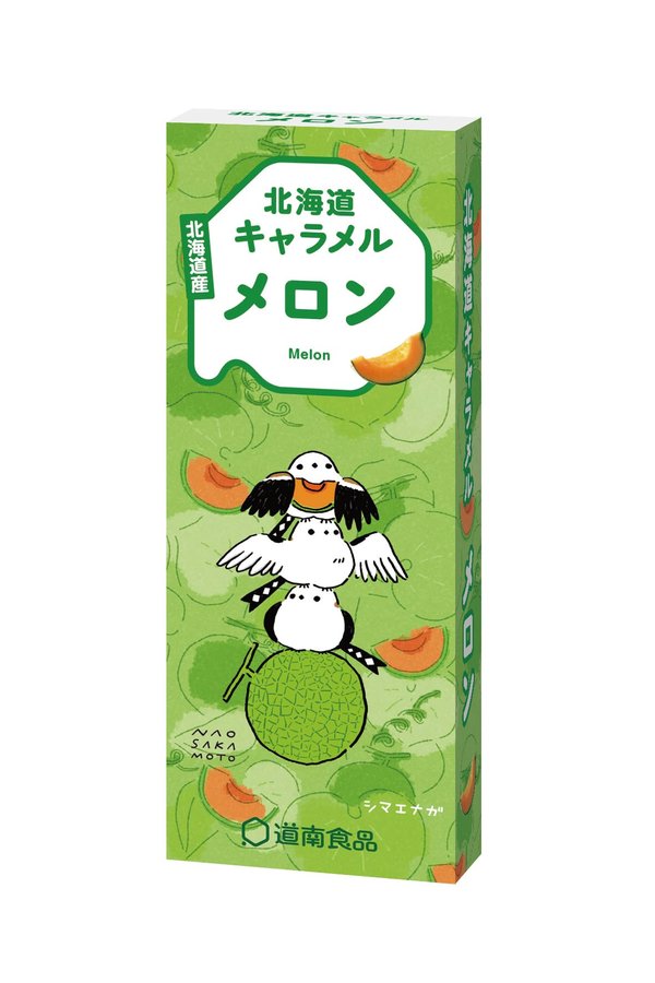 道南食品 北海道キャラメル メロン 18粒x10個