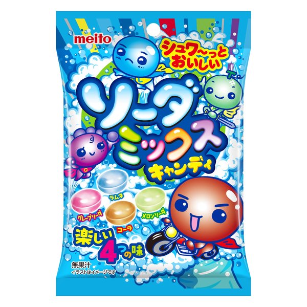 名糖産業 ソーダミックスキャンディ 56gx10袋