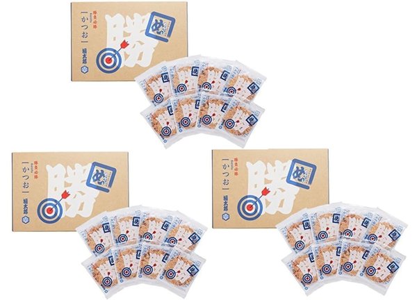 山口油屋福太郎 勝つめんべい 1箱(2枚x8袋)x3