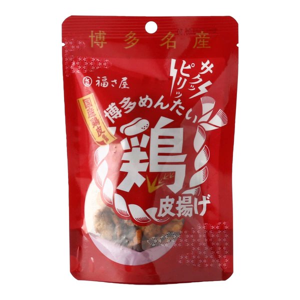 乐天商城 - 福さ屋 博多めんたい鶏皮揚げ 40gx5袋