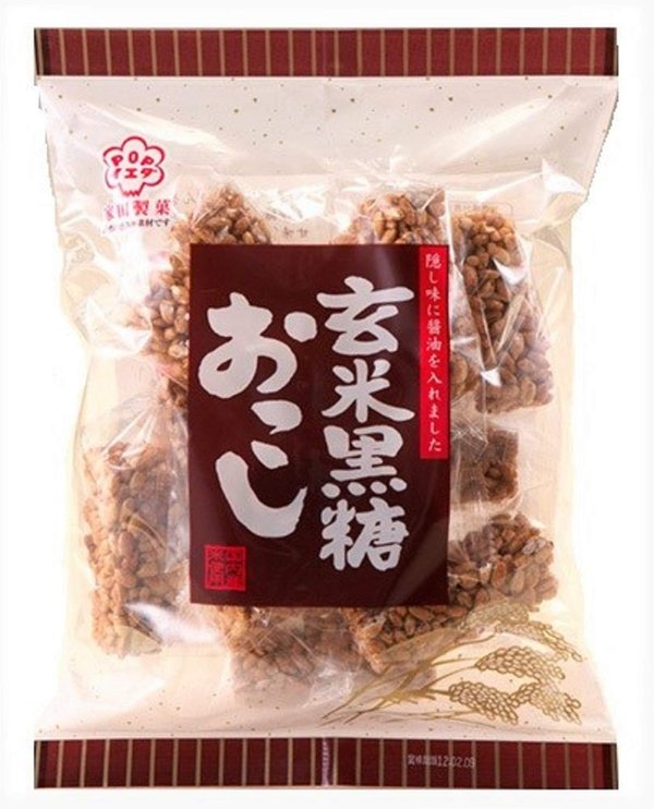 樂天商城 - 家田製菓 玄米黒糖米おこし 110gx4袋