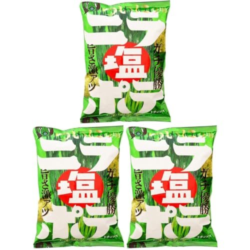 Rakuten - LogStyle ニラ塩ポテ 90gx3袋 ポテトチップス おつまみ スナック おやつ