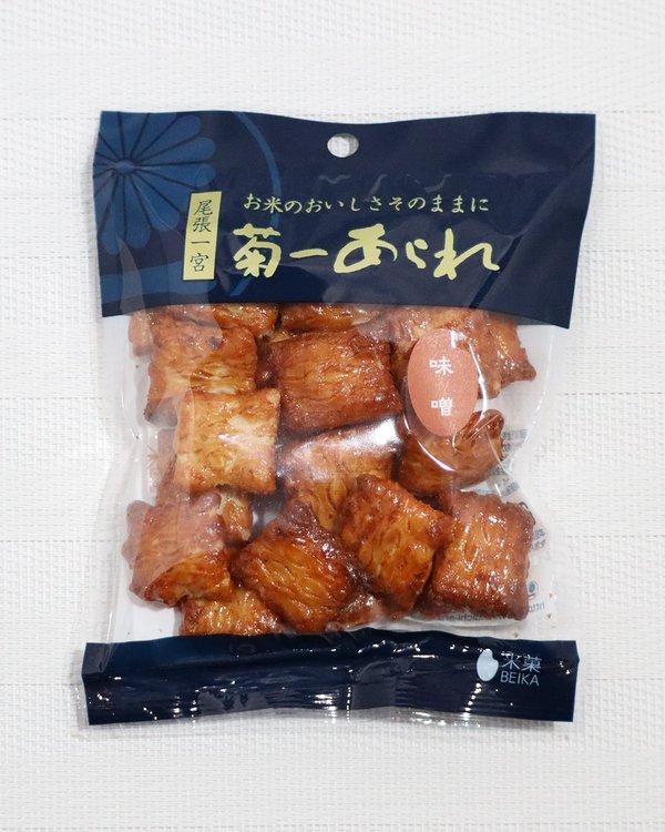 菊一あられ 味噌 35g小袋 x12袋