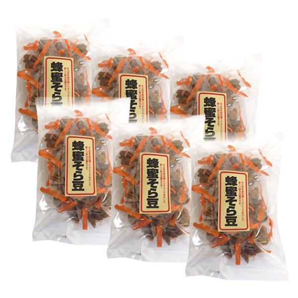 Rakuten - 西八製菓 駄菓子 テトラ蜂蜜そら豆145gx6袋