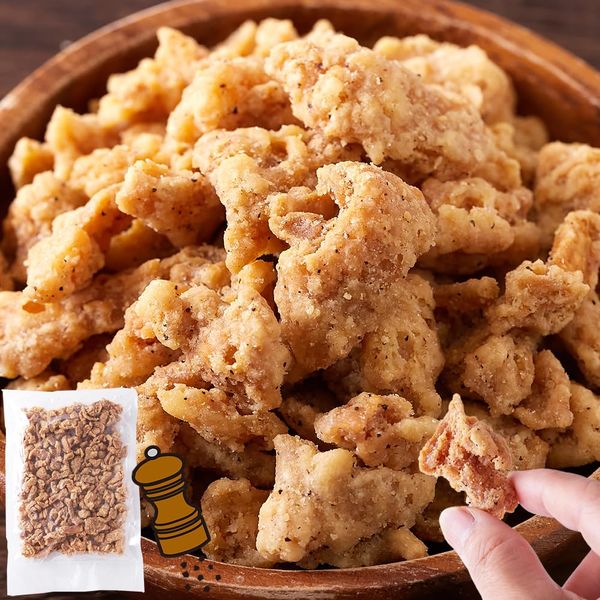 乐天商城 - 天然生活 お徳用 おつまみ鶏皮 ブラックペッパー味 (200g) 国産鶏皮 国産米粉 パリパリ ジューシー 家飲み 晩酌 お酒 おつまみ スパイシー 黒胡椒