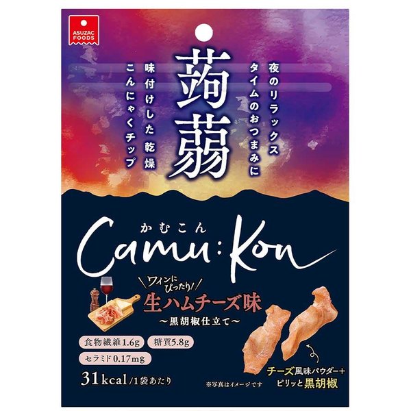 乐天商城 - アスザックフーズ かむこん 生ハムチーズ味 11g