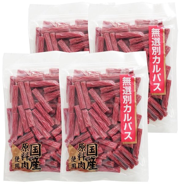Salami - 訳あり無選別 カルパス1.2kg (300gx4袋) おつまみ カルパス サラミ ドライソーセージ 珍味 お徳用 [無選別Aカルパス4袋] 即送