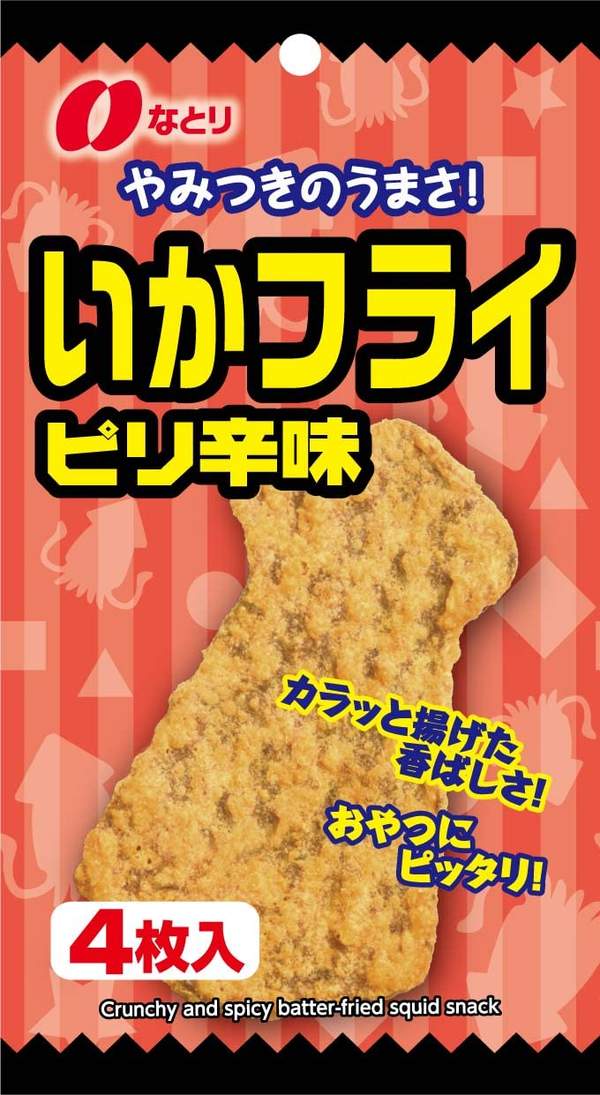 なとり いかフライピリ辛味 4枚