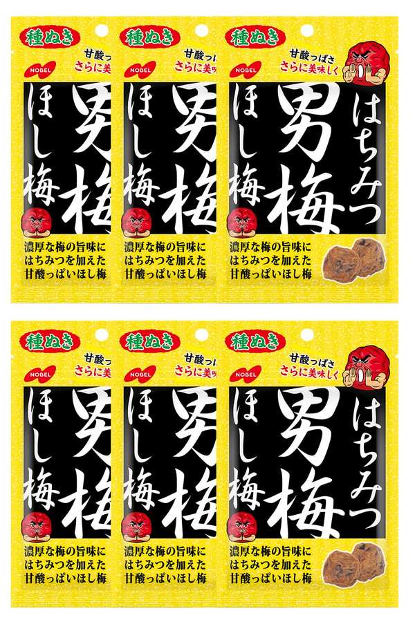 はちみつ男梅ほし梅 x6個