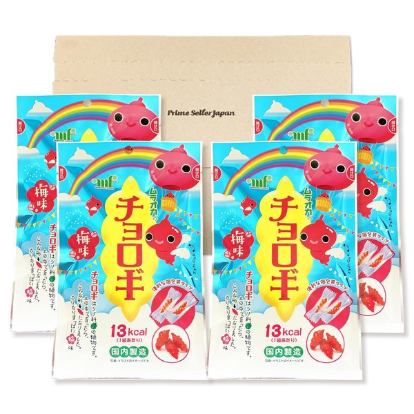 乐天商城 - 村岡食品 チョロギ 梅味 27g x4袋セット PSJBOX 珍味 おつまみ 梅風味 コリコリ食感 和風スナック お茶請けにも