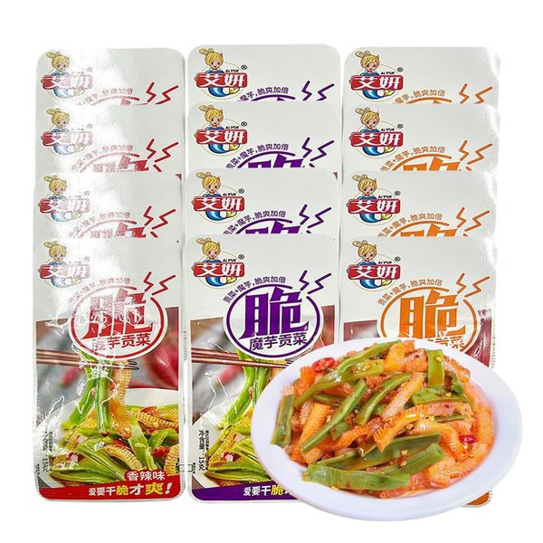 樂天商城 - 魔芋爽 菜 栄養豊富 美味しい 個包装 おつまみ 辣条 中国お菓子 零食 辛いお菓子 カジュアルおやつ 辣條 零食小吃 休零食 ベジタリアンスパイシースナック 素毛肚 (15g*20袋, ミックス味)