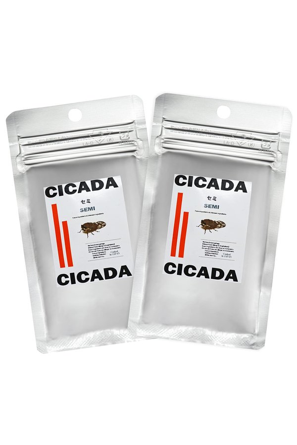 はまる食品 昆虫食 セミ ブラックペッパー 乾燥 2袋