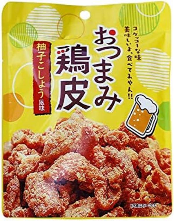 樂天商城 - ネオフーズ竹森 おつまみ鶏皮 柚子こしょう風味 50gx3袋